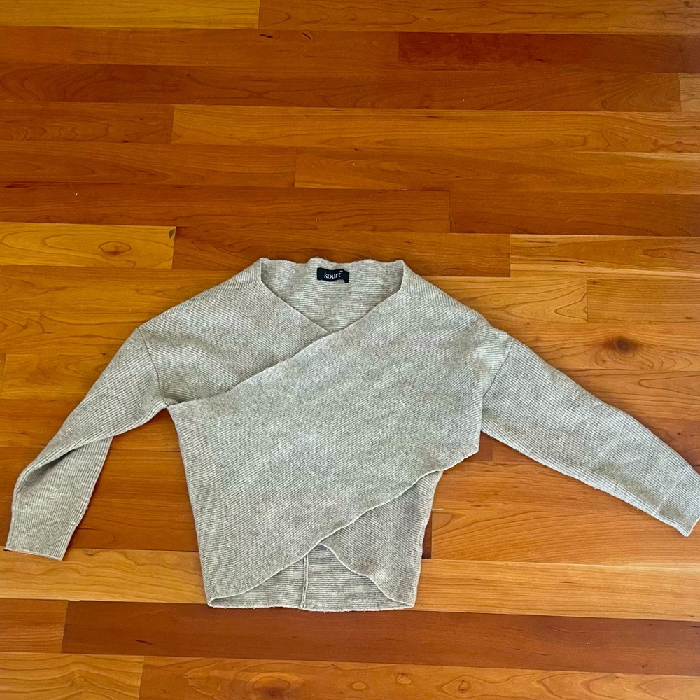 Few Moda Kourt Wrap Cashmere Sweater